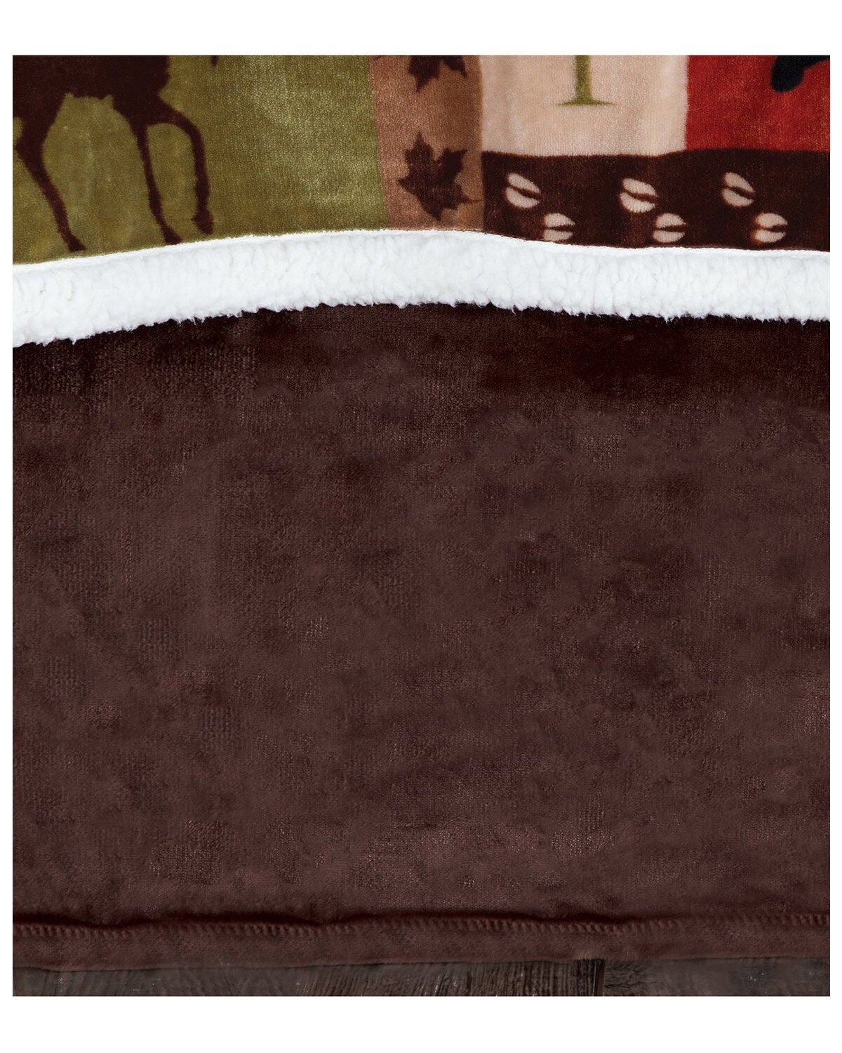 Carstens Home Solid Brown Plush Velvet Bed Skirt - King Size, Brown, hi-res