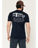 Image #1 - Troll Co Men's Motors Short Sleeve Graphic T-Shirt, Navy, hi-res