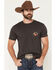 Image #2 - Ariat Men's Eagle Short Sleeve Graphic T-Shirt, Black, hi-res