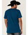 Image #4 - Cinch Men's Heather Teal The Brand Logo Graphic Short Sleeve T-Shirt, , hi-res