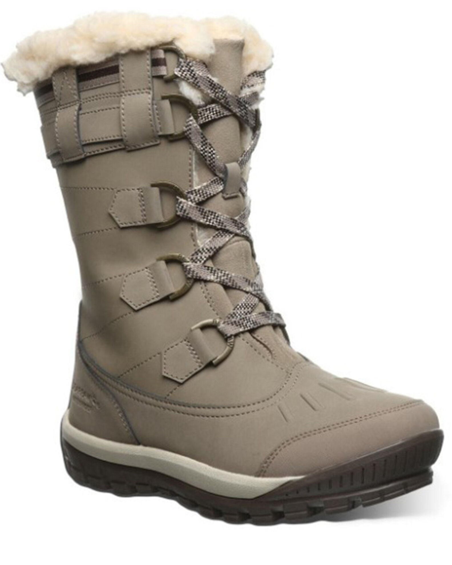 Bearpaw Women s Desdemona 10 Waterproof Lace Up Boots Round Toe Boot Barn