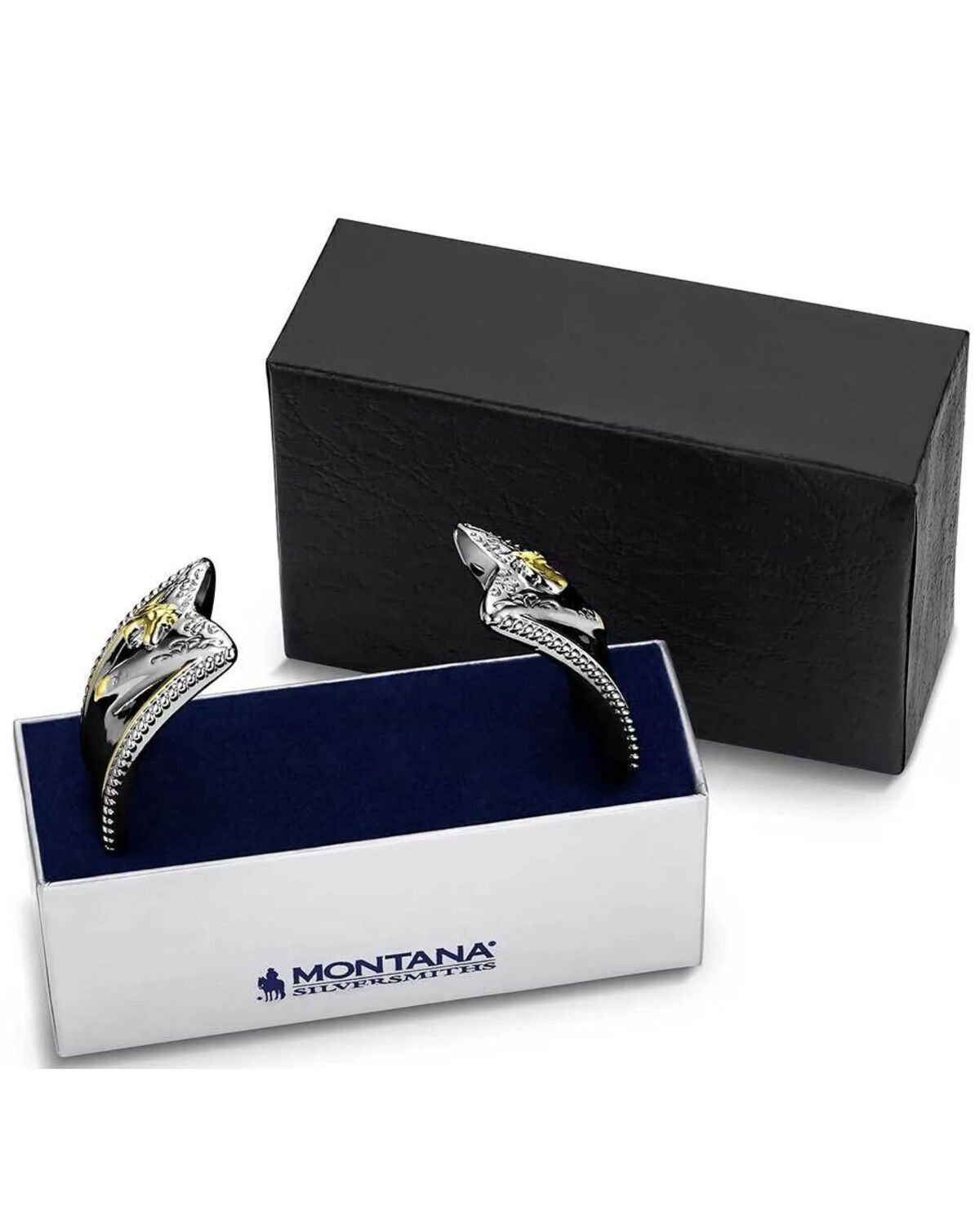 Image #2 - Montana Silversmiths Women's Regal Rider Cuff Bracelet, Silver, hi-res