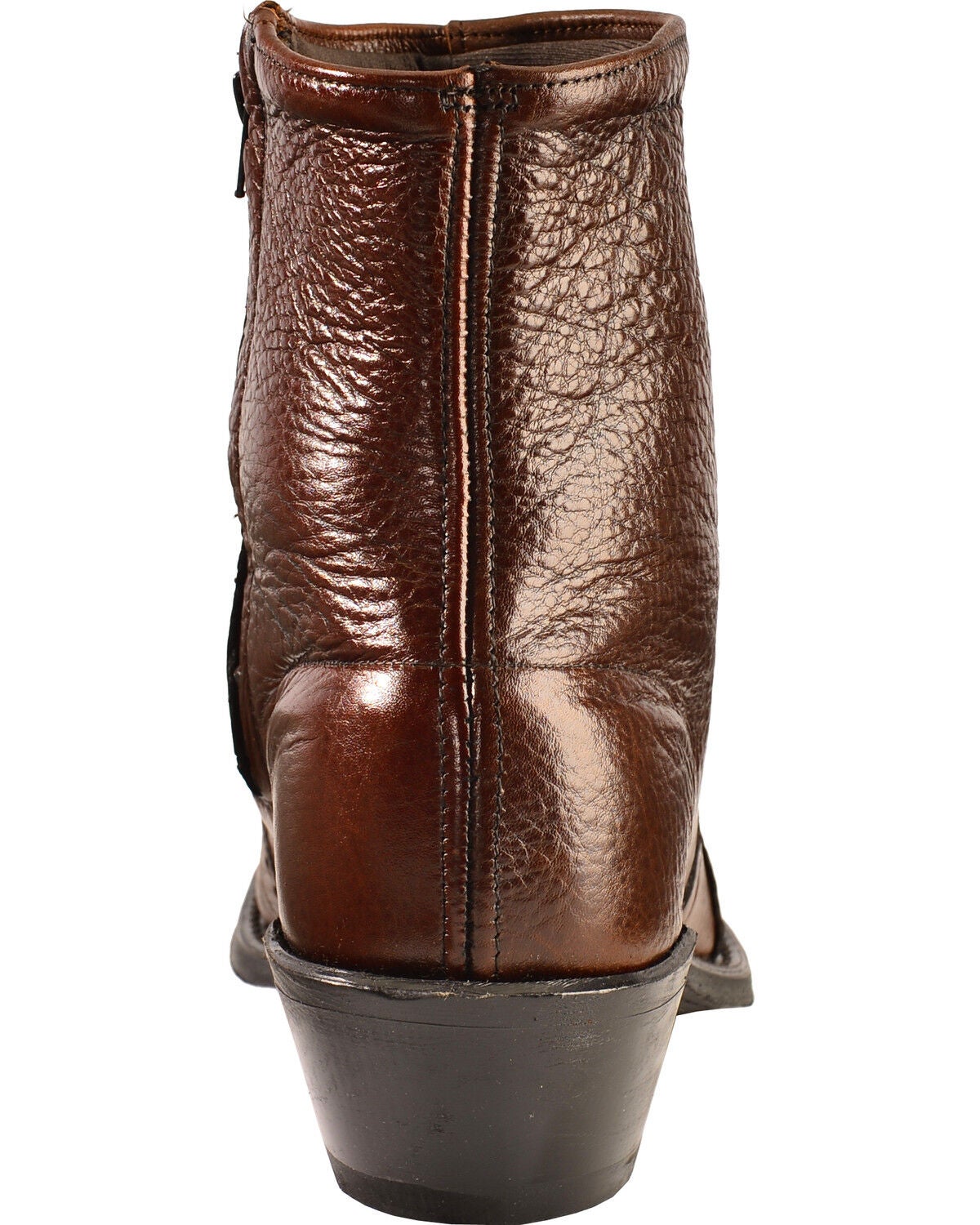 wingtip zipper boots