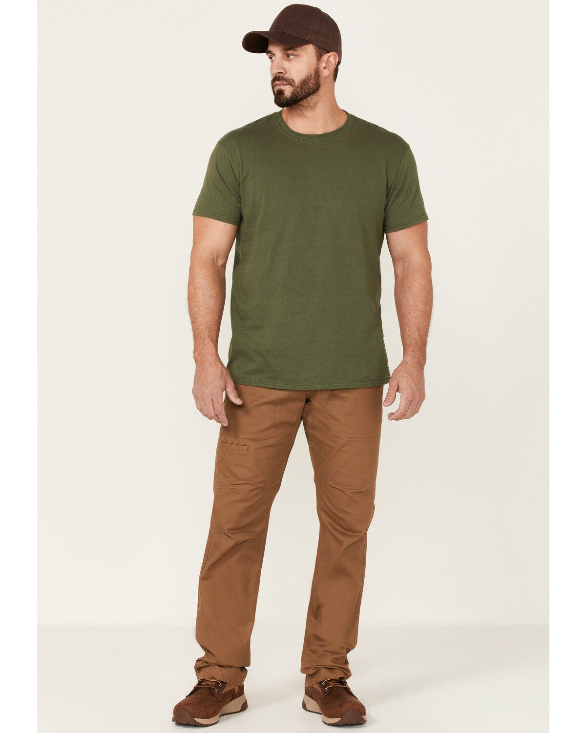 Howitzer Men's Recon Tactical Stretch Straight Leg Pants, Brown, hi-res