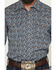 Image #3 - Wrangler Retro Men's Floral Print Long Sleeve Snap Western Shirt, Blue, hi-res