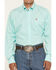 Image #3 - Cinch Men's Geo Print Long Sleeve Button-Down Western Shirt, Blue, hi-res