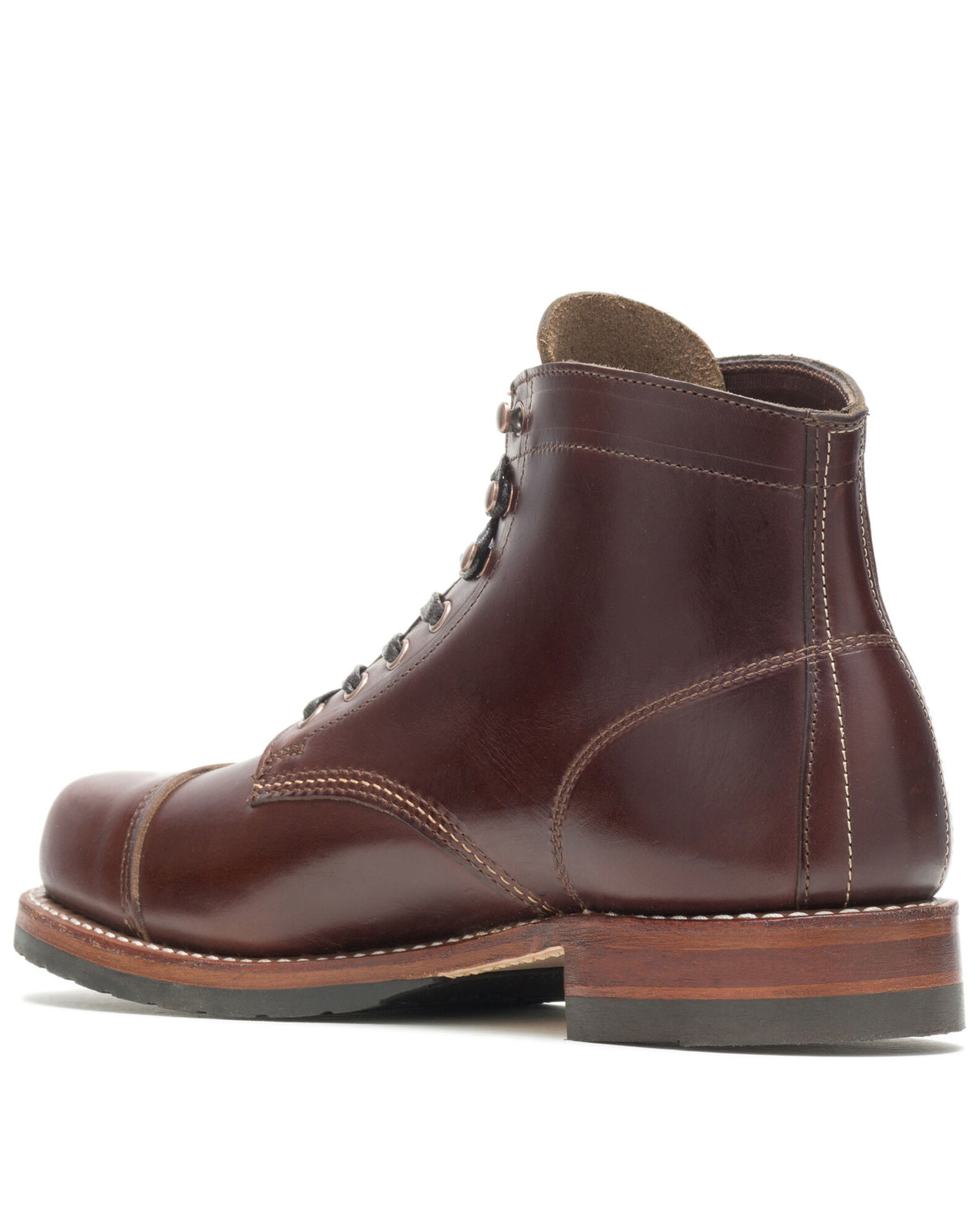 Wolverine 1000 mile cap toe boot cheap