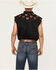 Image #4 - Cody James Men's Rooster Cutoff Snap Western Shirt, Black, hi-res