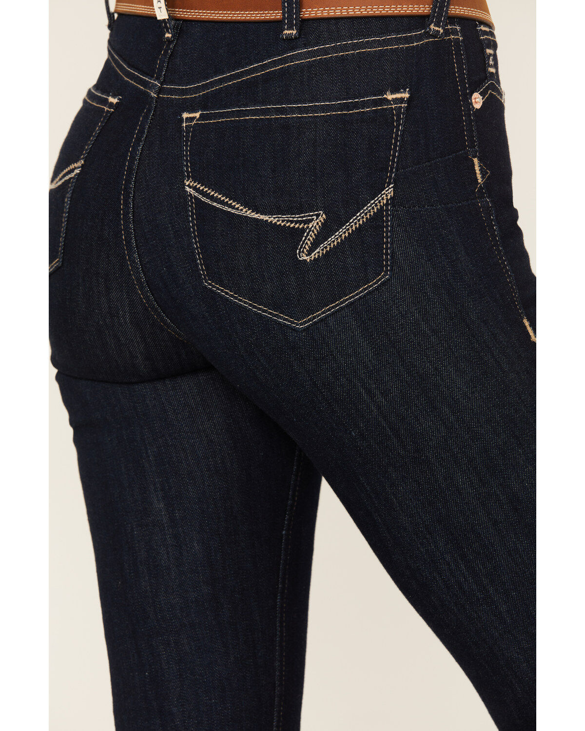 Image #4 - Ariat Women's Dark Wash High Rise Selma Stretch Bootcut Jeans, , hi-res