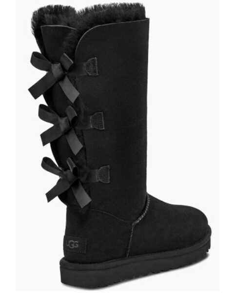 UGG Women's Bailey Bow Tall Boots, Black, hi-res