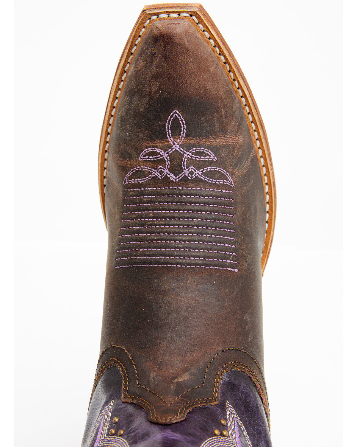 Image #6 - Laredo Women's Larissa Performance Western Boots - Snip Toe, Purple, hi-res