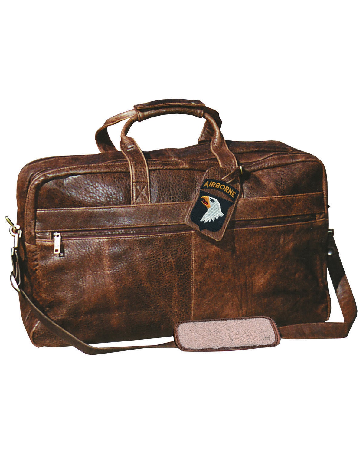 Scully Lambskin Duffle Bag, Brown, hi-res