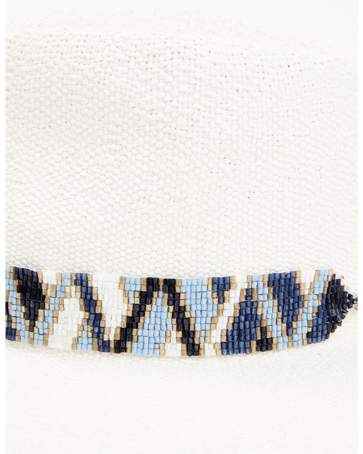 Image #2 - Nikki Beach Women's Andros Australian Straw Western Fashion Hat, White, hi-res
