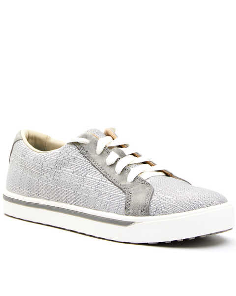 Wrangler Footwear Men's Classic Gray Shoes, Grey, hi-res