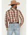 Image #4 - Cody James Men's Thatcher Southwestern Print Long Sleeve Snap Western Shirt, Rust Copper, hi-res