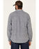 Image #4 - United By Blue Men's Southwestern Soft Hemp Chambray Long Sleeve Western Shirt, Grey, hi-res