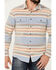Image #3 - Pendleton Men's Beach Shack Plaid Print Long Sleeve Button-Down Western Shirt , Indigo, hi-res