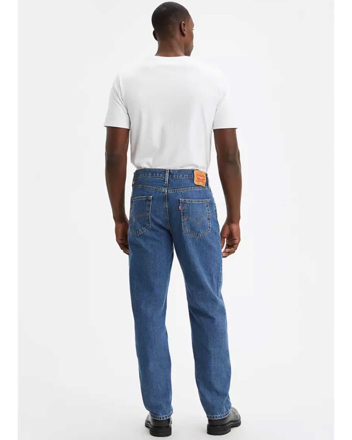 Image #3 - Levi's Men's 550 Prewashed Relaxed Tapered Leg Jeans, Stonewash, hi-res
