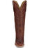 Image #4 - Tony Lama Women's Derby Jess Tall Western Boots - Snip Toe, Cognac, hi-res
