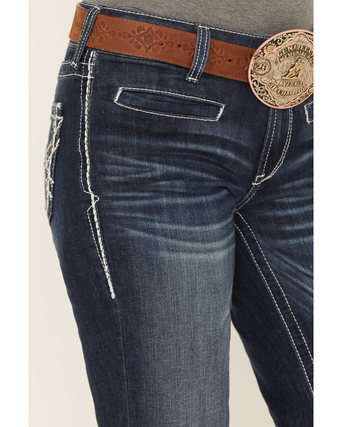 Ariat Women's Entwined Mid Rise Stretch Trouser Jeans