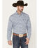 Image #1 - George Strait by Wrangler Paisley Print Long Sleeve Button-Down Western Shirt, , hi-res