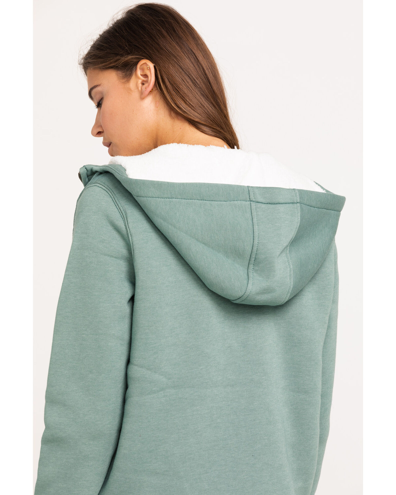 Carhartt clarksburg sherpa lined hoodie for ladie 2025