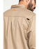Hawx Men's FR Long Sleeve Woven Work Shirt - Big , Beige/khaki, hi-res