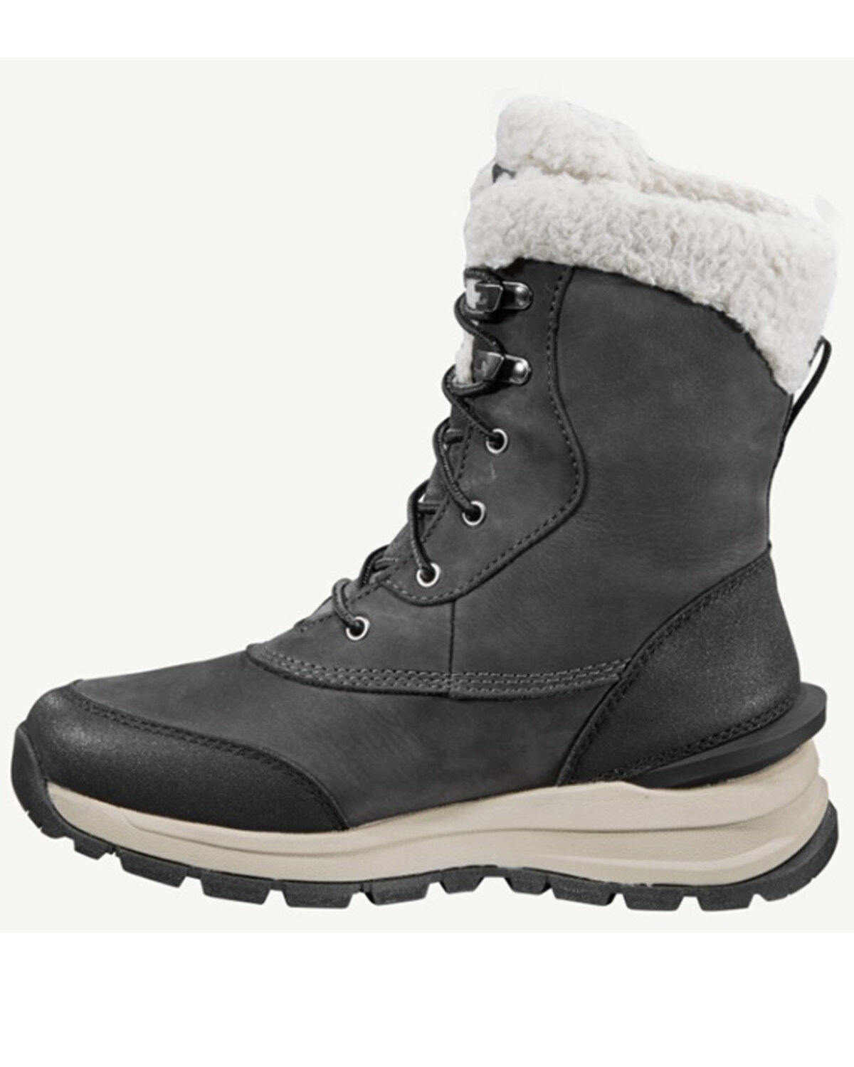 Image #3 - Carhartt Women's Pellston 8" Winter Work Boot - Soft Toe, Dark Grey, hi-res