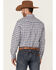 Cinch Men's Plaid Print Long Sleeve Button Down Western Shirt , White, hi-res