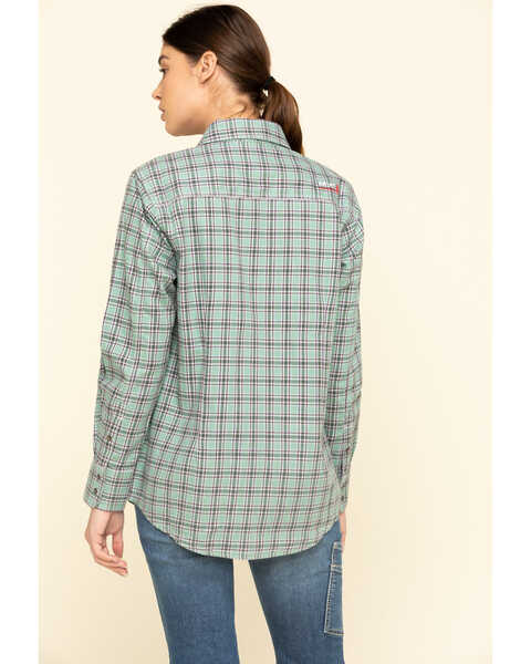 Image #2 - Ariat Women's FR Eberly Snap Long Sleeve Work Shirt, , hi-res