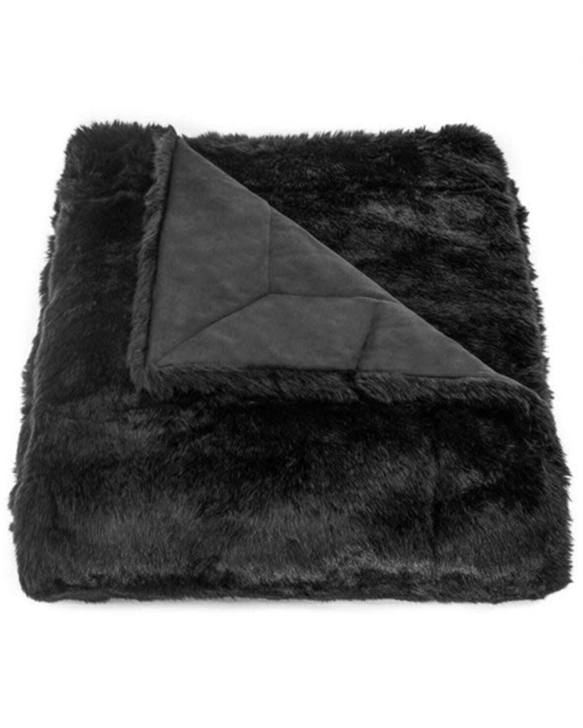 HiEnd Accents Oversized Arctic Bear Throw Blanket, Black, hi-res