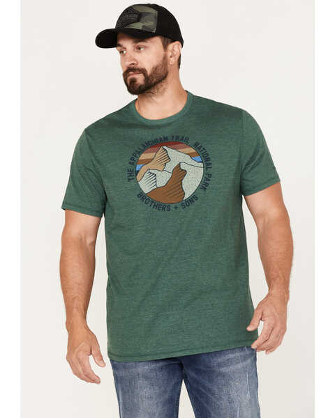 Brothers & Sons Men's Appalaichian Trail National Park Graphic T-Shirt , Forest Green, hi-res