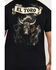 Image #4 - Moonshine Spirit Men's El Toro Short Sleeve Graphic T-Shirt, Black, hi-res