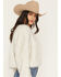 Image #2 - Shyanne Women's Faux Fur Cropped Jacket, Cream, hi-res