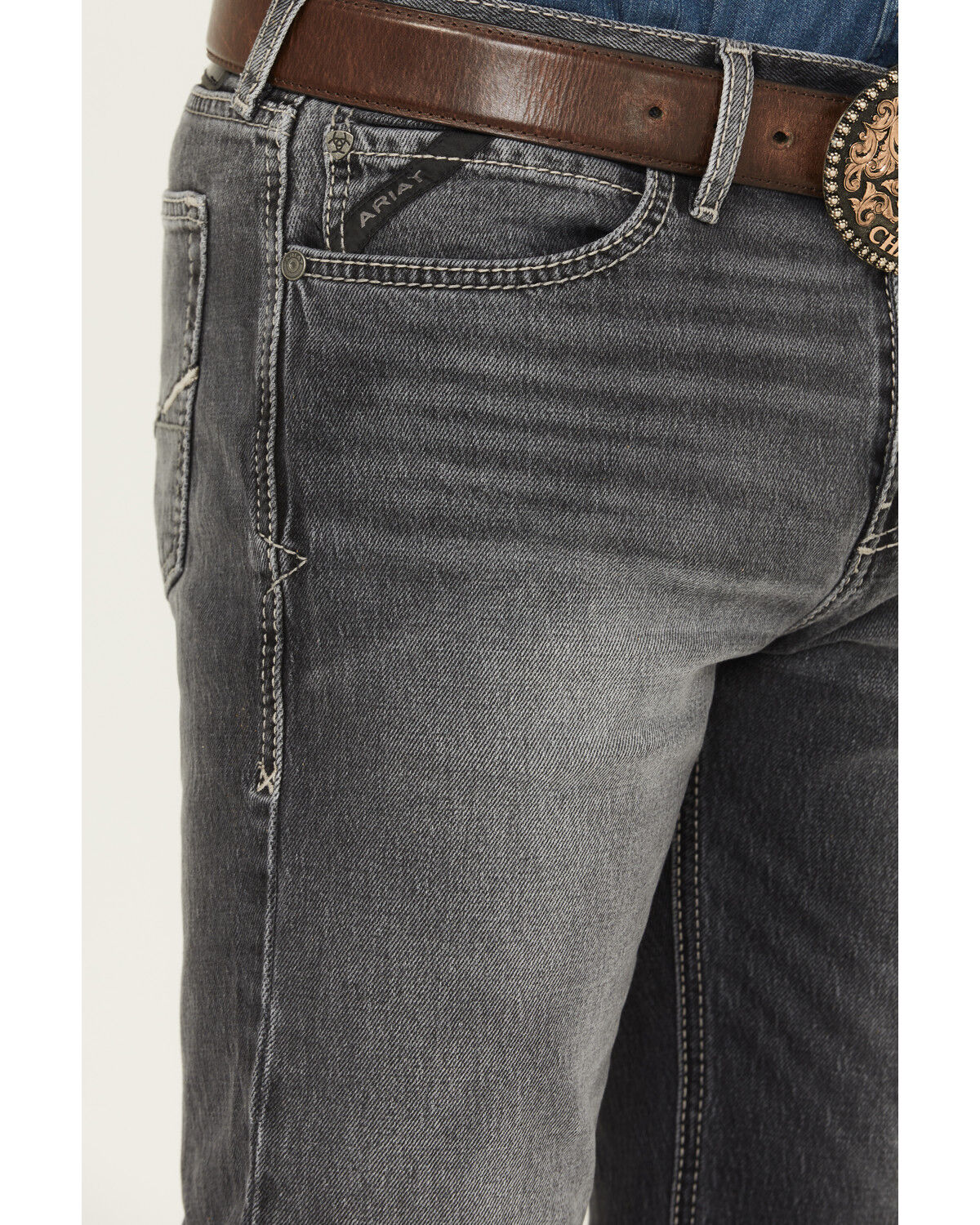 Product Name:  Ariat Men's M8 Modern Rolland Straight Slim Stretch Denim Jeans