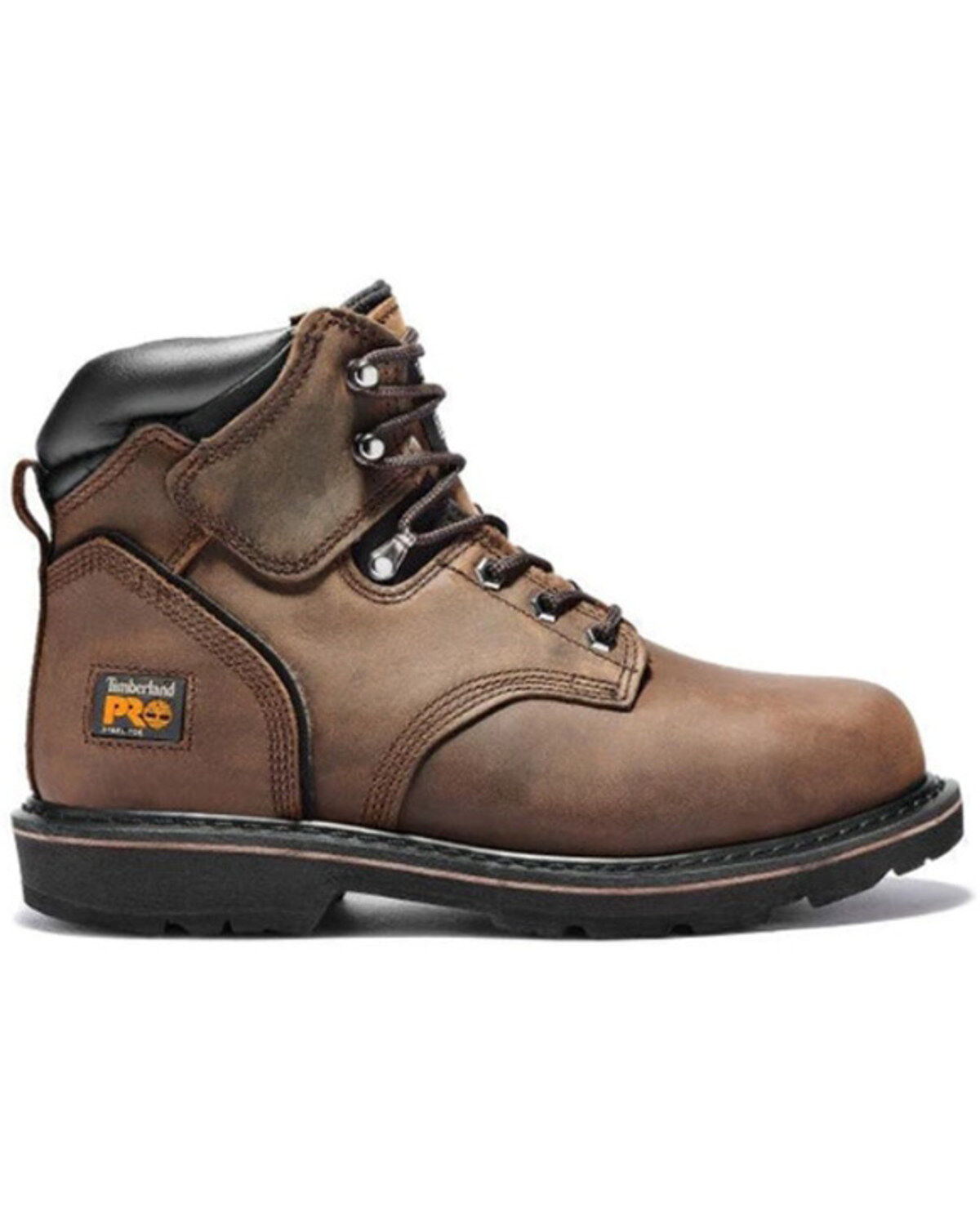 Image #2 - Timberland PRO Men's 6" Pit Boss Slip Resistant Work Boots - Steel Toe, Brown, hi-res