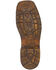 Image #6 - Justin Men's Slate Waterproof Western Work Boots - Square Toe, , hi-res
