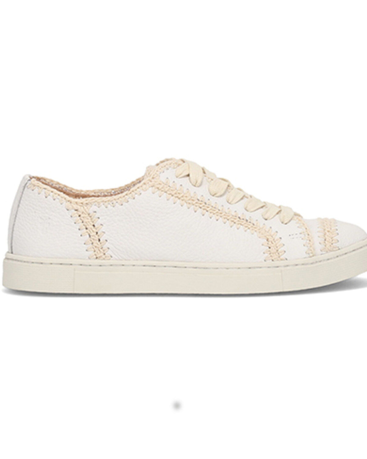 Image #2 - Frye Women's Ivy Crochet Low Lace Sneakers, White, hi-res