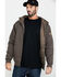 Image #4 - Ariat Men's Rebar Cold Weather Reversible Zip Work Hooded Sweatshirt - Big & Tall, Bark, hi-res