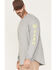 Image #2 - Hawx Men's Solid Logo Graphic Work T-Shirt, Medium Grey, hi-res