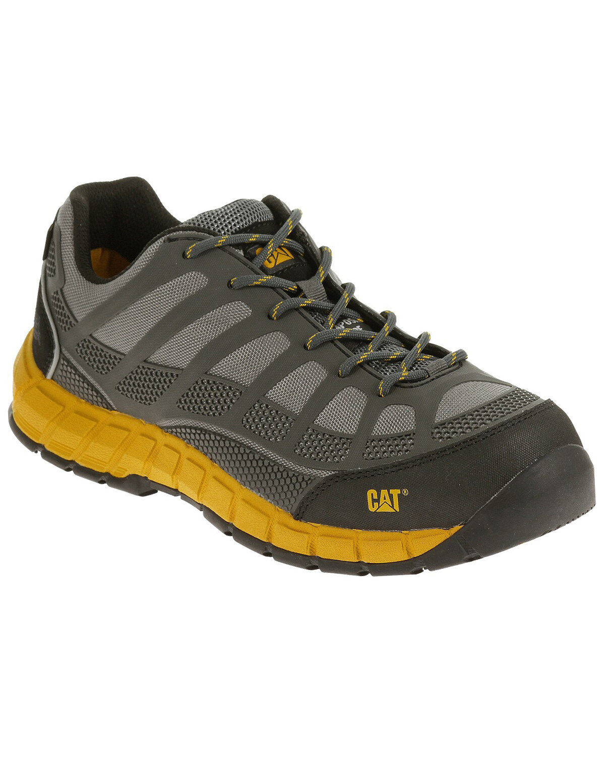 Image #1 - CAT Men's Streamline ESD Composite Toe Work Boots, Grey, hi-res