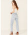 Image #2 - Rolla's Women's Sunbleach Originals Straight Leg Jeans, Blue, hi-res