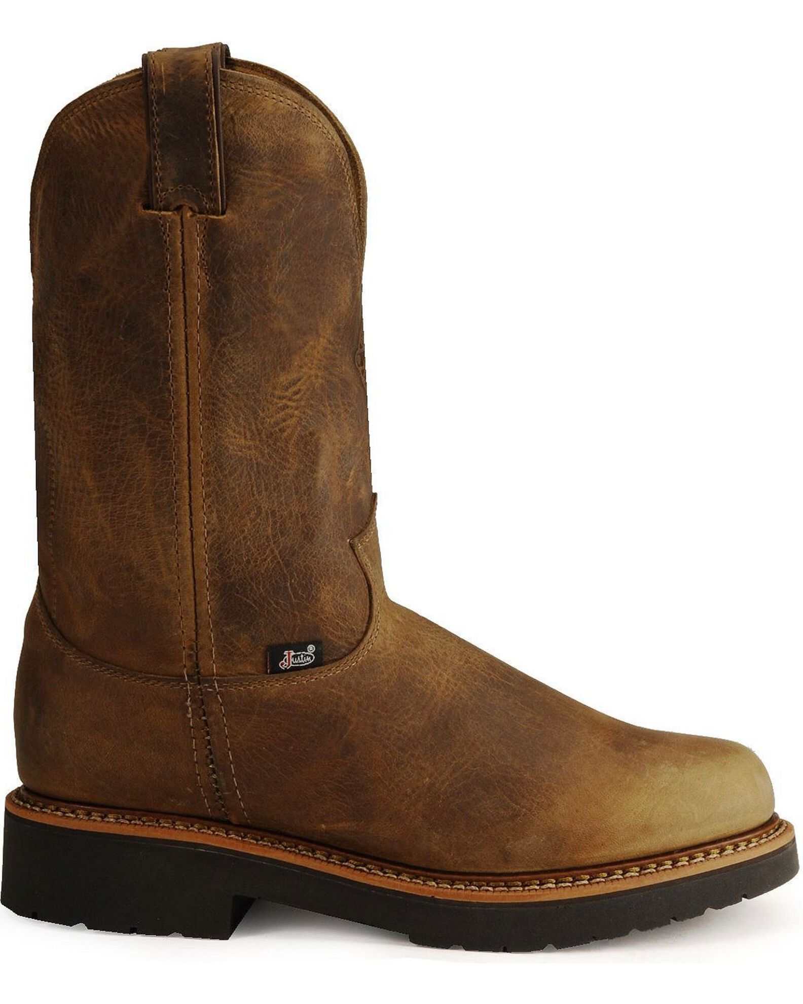 Justin Original Men s Blueprint Wellington Work Boots Tan