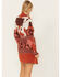 Image #4 - Shyanne Women's Long Southwestern Print Belted Sweater, Mauve, hi-res