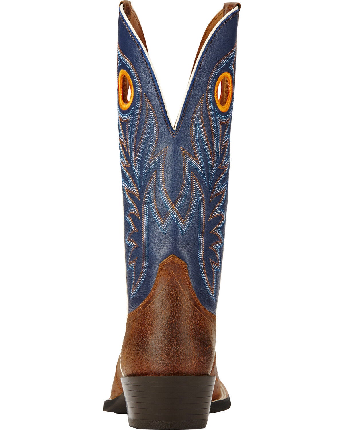 orange ariat boots