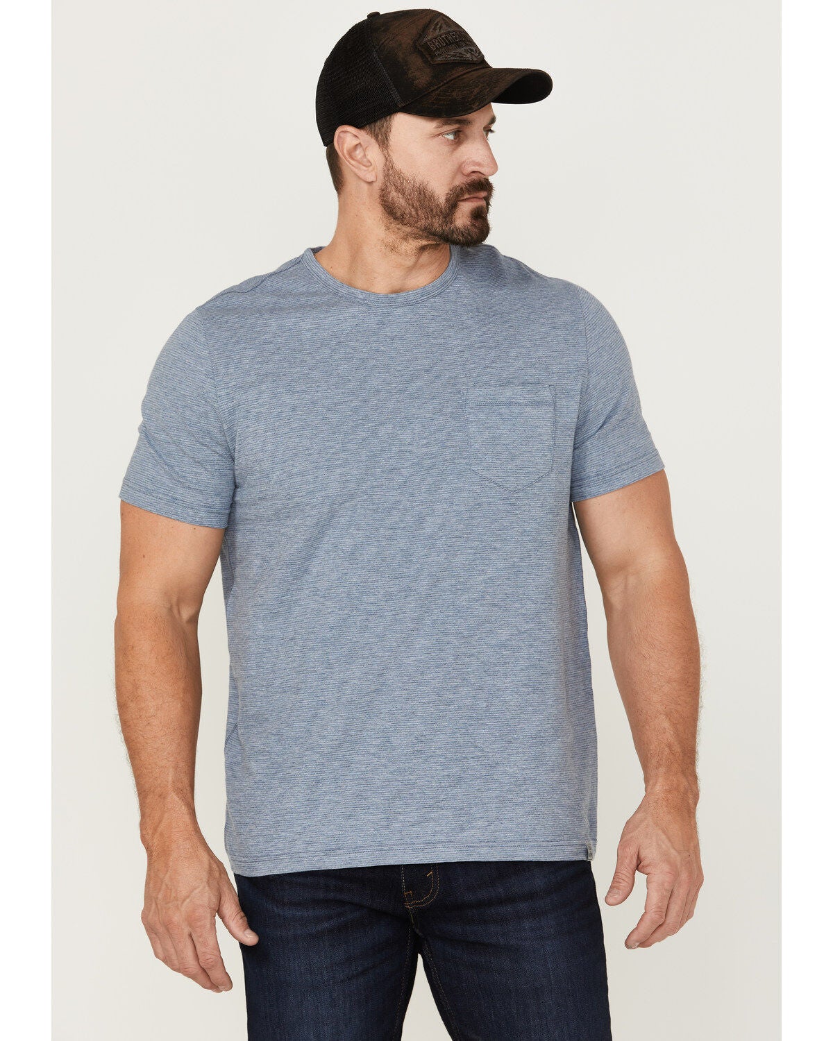 Flag & Anthem Men's Biscoe Stripe Pocket T-Shirt, Blue, hi-res