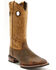 Image #1 - Laredo Men's Cullen Western Boots - Broad Square Toe, Brown, hi-res