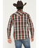 Image #4 - Moonshine Spirit Men's The Riff Crackle Plaid Print Long Sleeve Snap Western Shirt, Black, hi-res