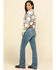 Image #5 - Ariat Women's Boot Barn Exclusive R.E.A.L. Rookie Light Wash Bootcut Jeans, , hi-res