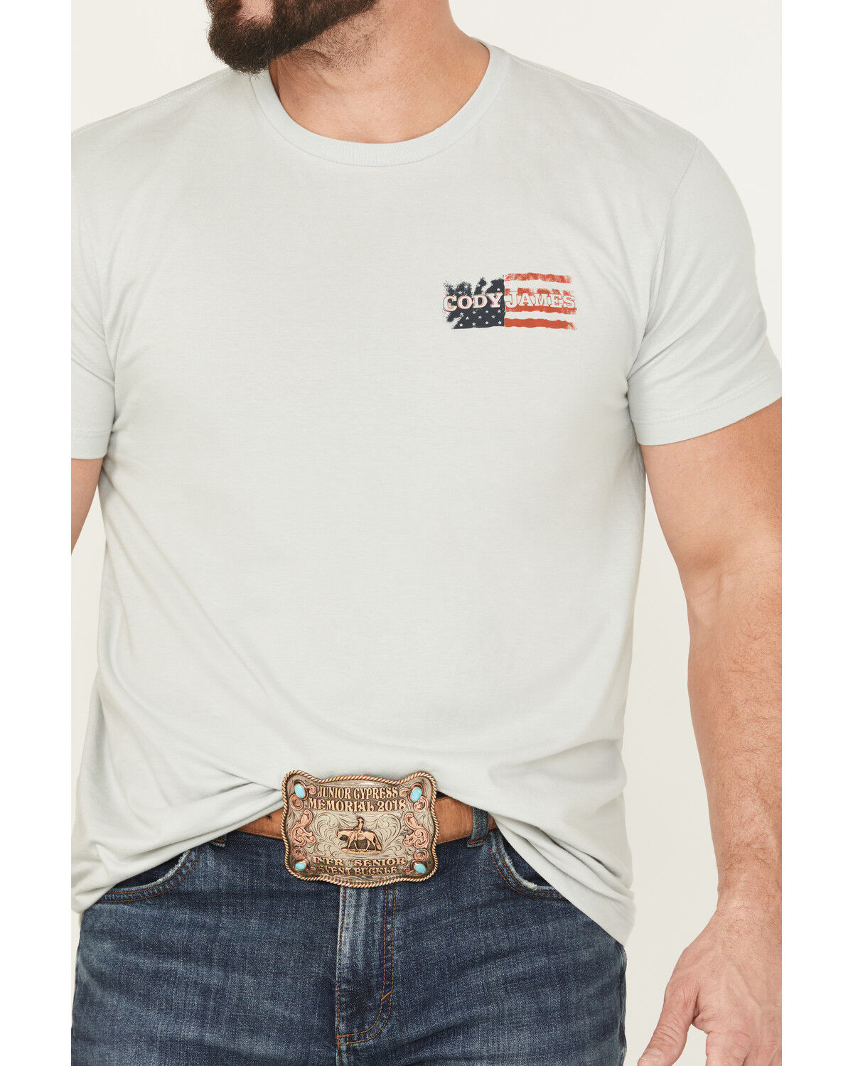 Product Name:  Cody James Men's Rugged Flag Short Sleeve Graphic T-Shirt